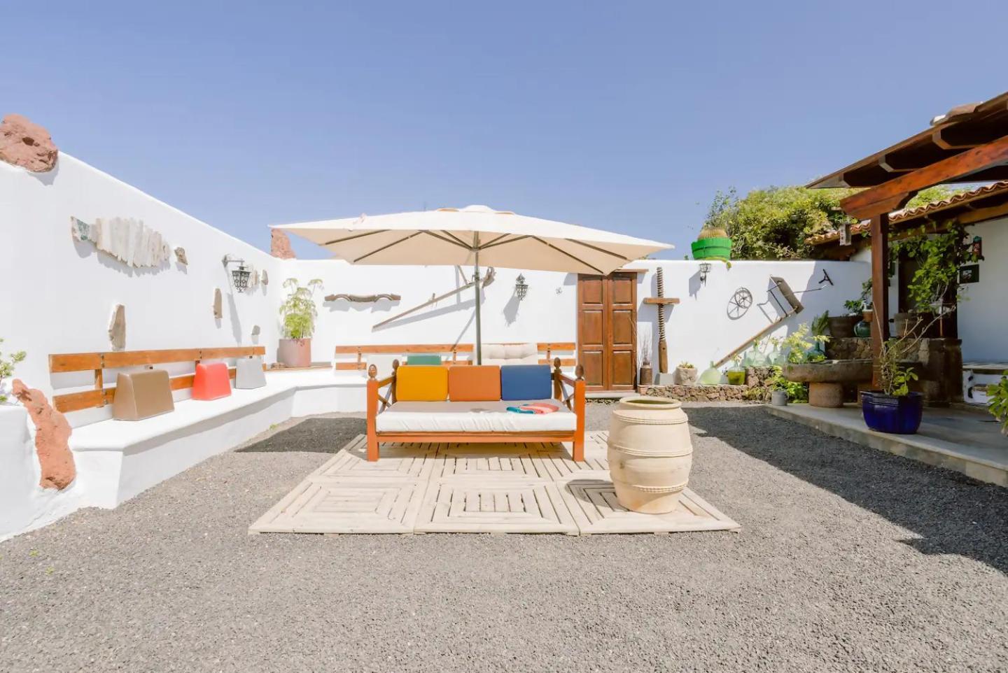 Hostal Casa Emblemática Garaday Lanzarote Tinajo Exterior foto