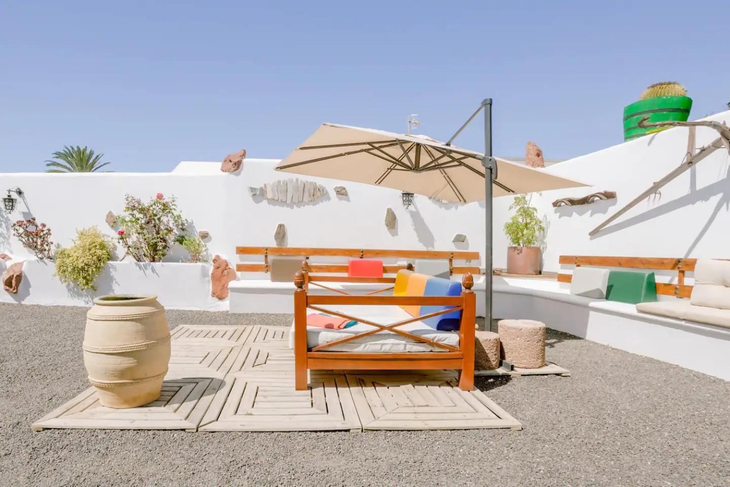Hostal Casa Emblemática Garaday Lanzarote Tinajo Exterior foto